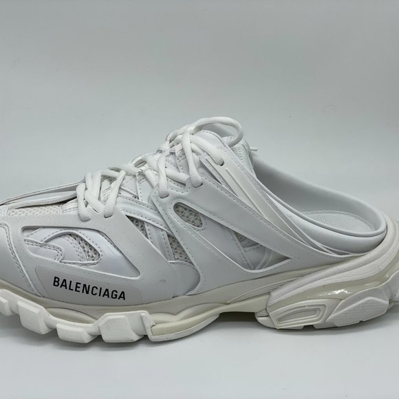 BALENCIAGA Women's Track Cutout Mules Backless Trainers Sneakers Shoes - Picture 2 of 10